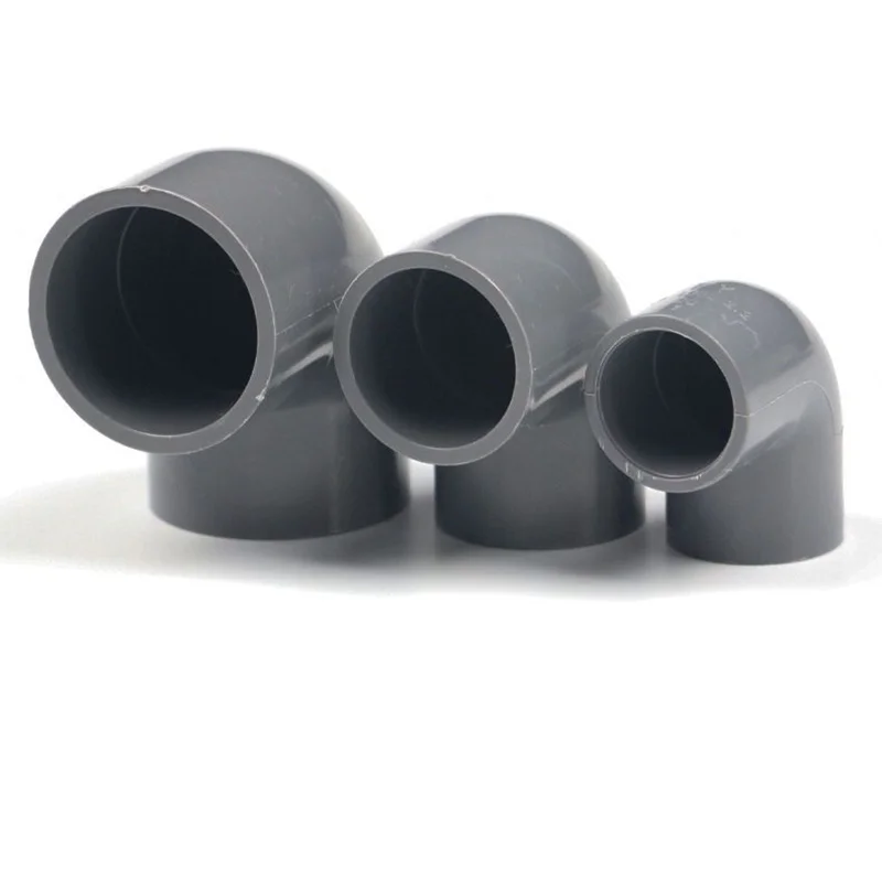 2pcs Inner Diameter 20~35mm PVC Pipe 90° Equal Elbow Connector Plastic Water Supply Joint Fittings Irrigation System Parts