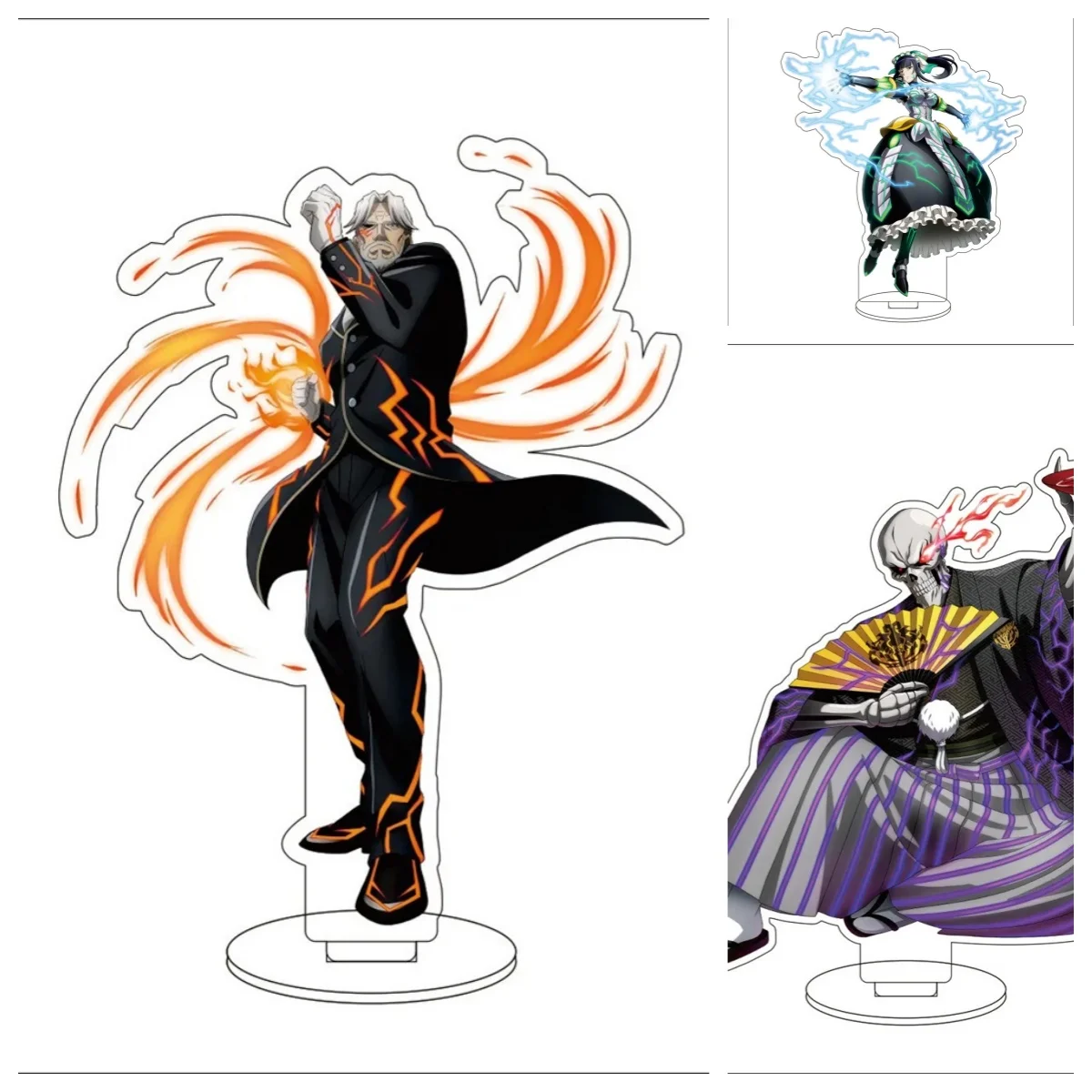 

15CM Charm AnimeOverlord Acrylic Stand Model Cosplay Characters Ornament Accessories Goods Collection Gifts