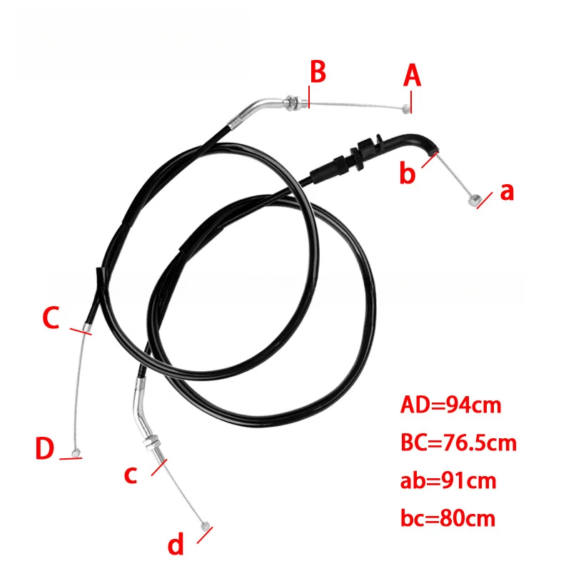 

Motorcycle Modification Accessories Throttle Line Cable Suitable for KawasakiEX300 Ninja 300 13-17