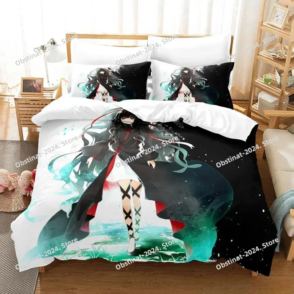 Fashion 3d Print Anime Kagerou Project Bedding Set Single Twin Full Queen King Size Bed Set Adult Kid Bedroom Duvet cover Sets
