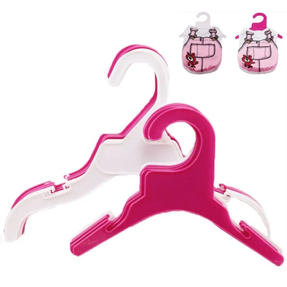 Space Saving Non-slip for Multi-sizes Pet Clothes Plastic Storage Dog Clothes Hanger Pet Product Dog Accessories Clothing Rack