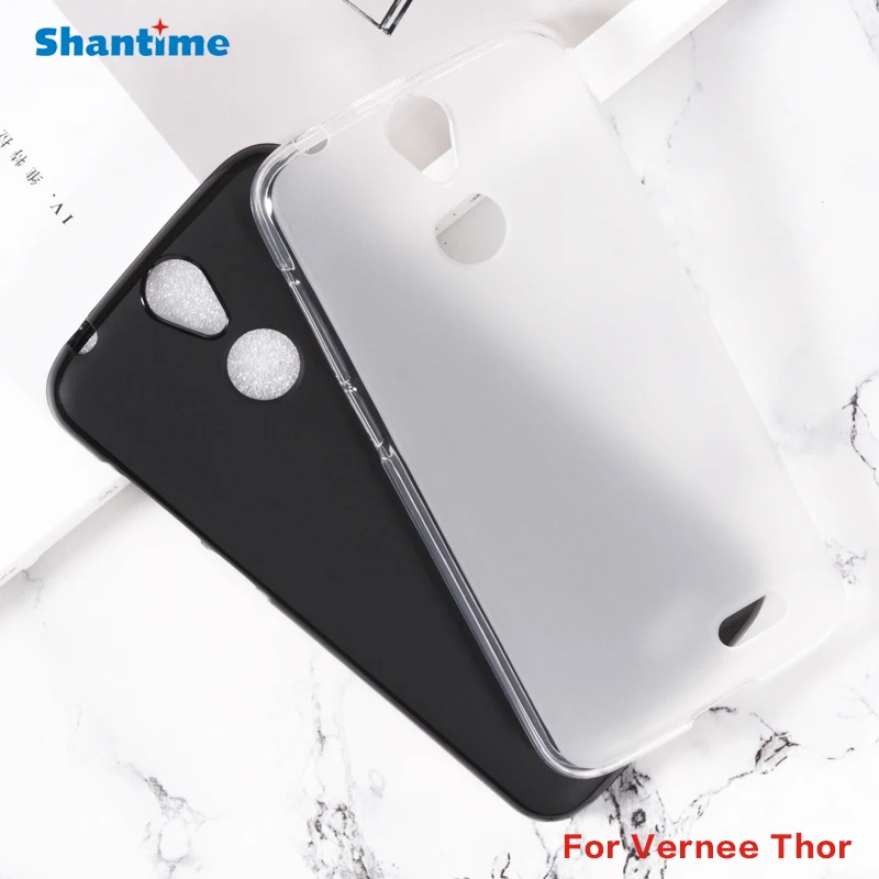 For Vernee Thor Gel Pudding Silicone Phone Protective Back Shell For Vernee Thor Soft TPU Case