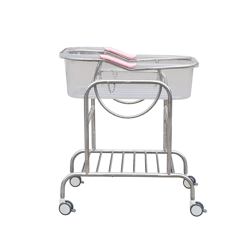 A-153 Hot Sale Hospital Stainless Steel Medical Baby Bed Baby Cots Price