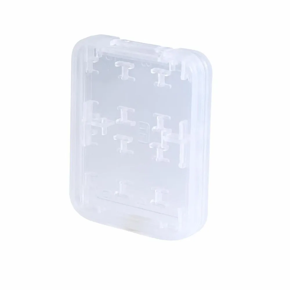 Waterproof Memory Card Storage Case Dustproof Plastic SD Card Holder Transparent Memory Card Protector SD SDHC TF MS Memory Card