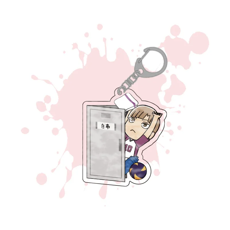 

Game Haikyuu!! Shoyo Hinata Tobio Kageyama Cosplay Acrylic Pendant Keychain Kozume Kenma Ambitus Anime