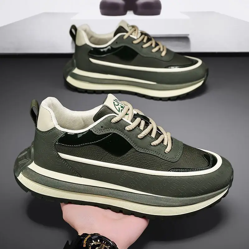 Free Shipping Men Shoes Casual Sneakers Skateboarding Fashion Leather Outdoor Running Hiking Tennis Luxury Platform Comfortable view 4