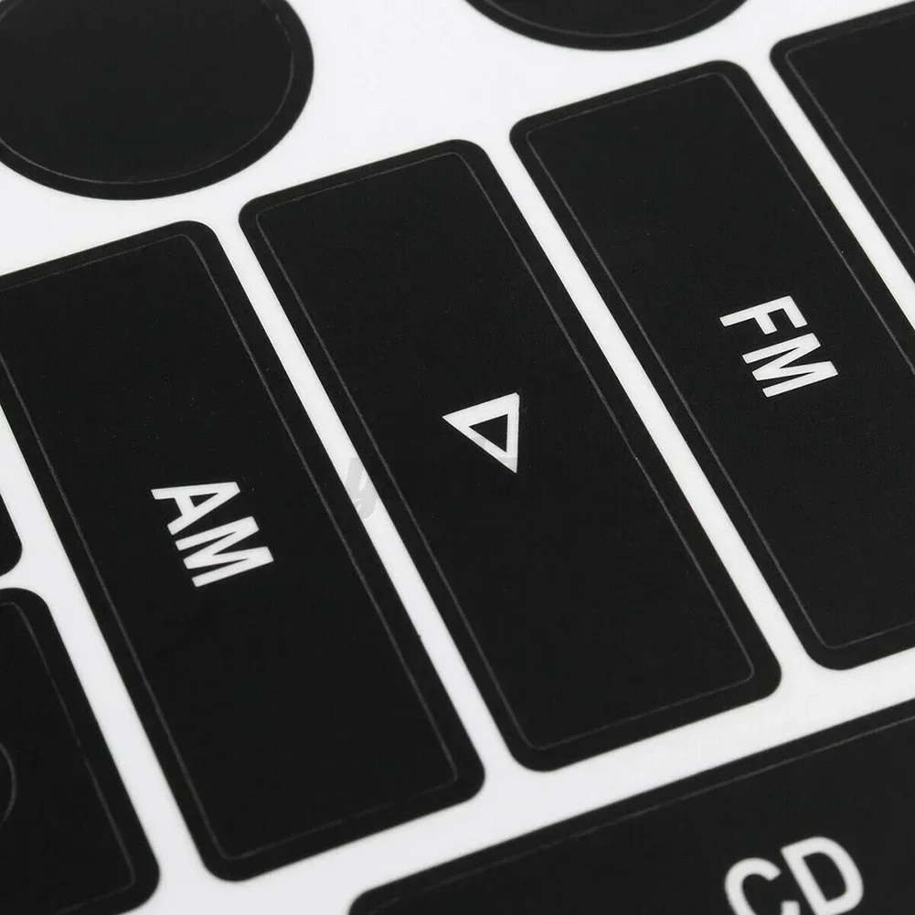 

Radio Button Repair Decal For Golf MK5 For Passat Radio Knobs Repair Sticker Worn Button NEW