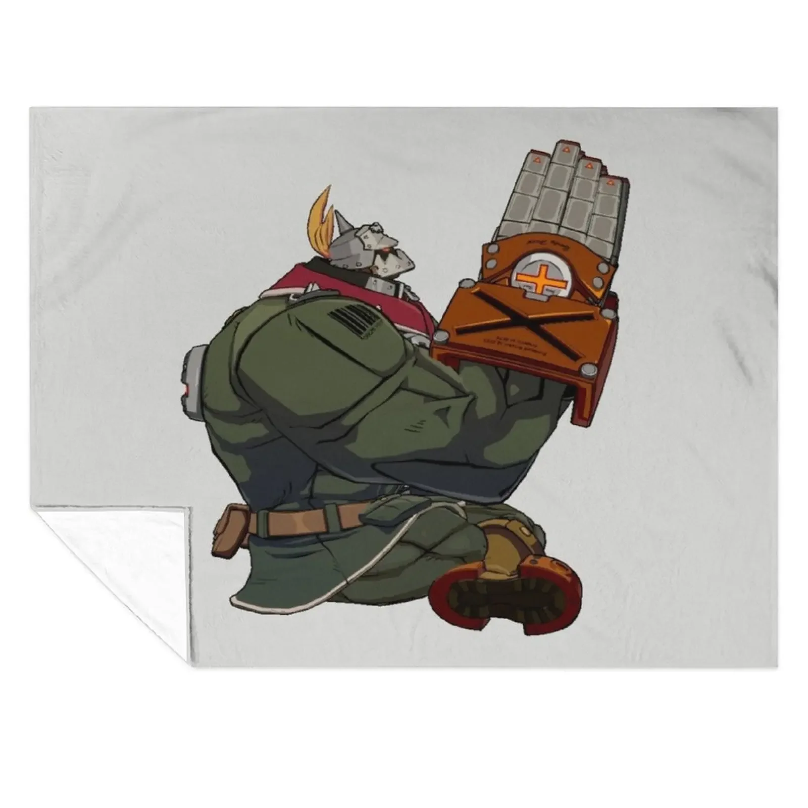 

Guilty Gear - Potemkin Throw Blanket Custom warm winter Hairy Moving Blankets