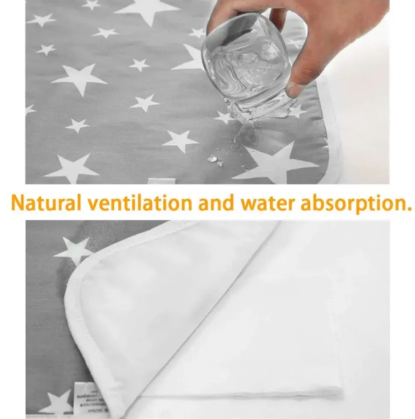 35x 45CM Waterproof Baby Diaper Changing Pad Reusable Portable Mat Breathable Leak Proof Infant Mattress Travel