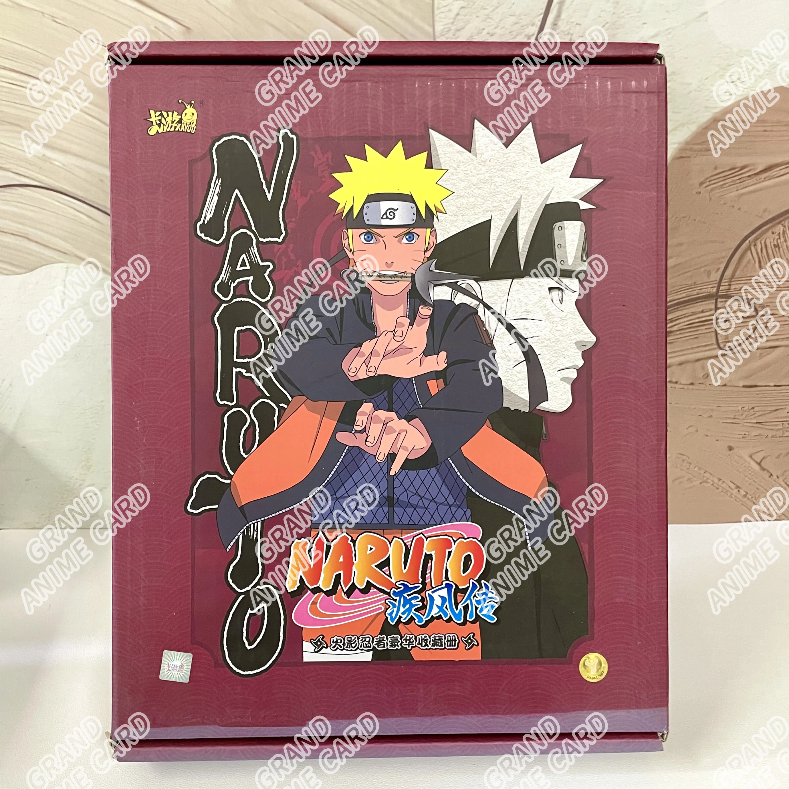 Kayou anime genuíno naruto a última caixa de presente raro cartão