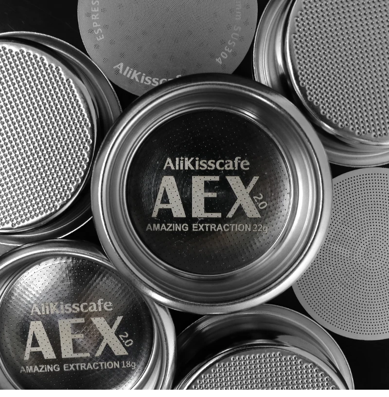 Kaffee Filter Korb 58MM AEX Präzise 18g 22g Puck Bildschirm Für Boden Siebträger Espresso Maschine Zubehör barista Werkzeuge – Detail 12