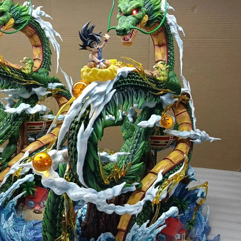 dragon ball Anime Figure 58cm Shenron gk anime figure CPR scene Goku resin limited action figure room ornament collection gift