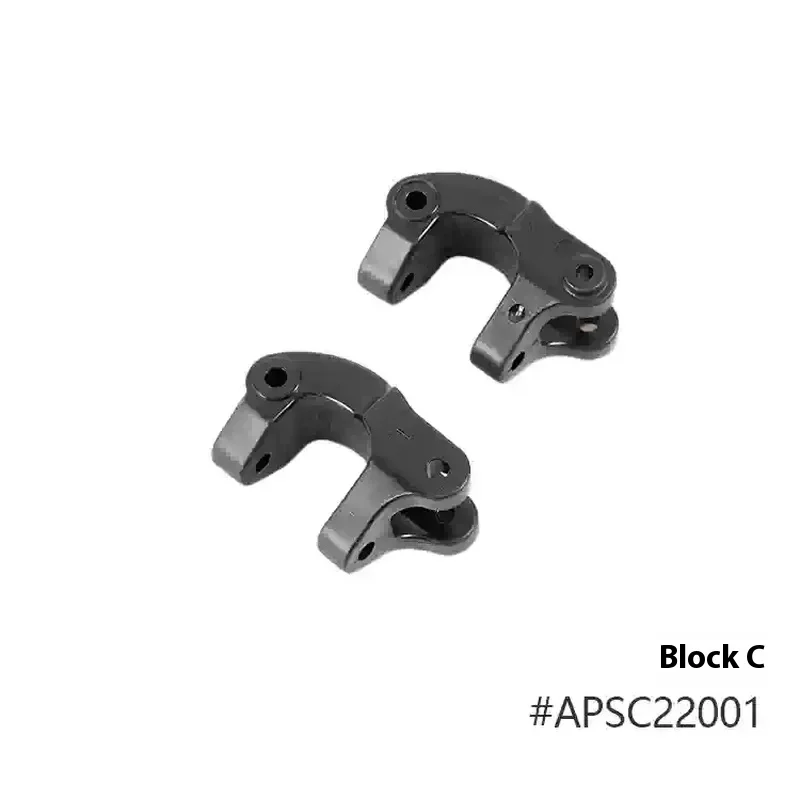 Accesorios Fms 1/10 F100 (1) Placa de suspensión de brazo oscilante de asiento C de dirección Abrazadera de rueda cubierta de placa inferior