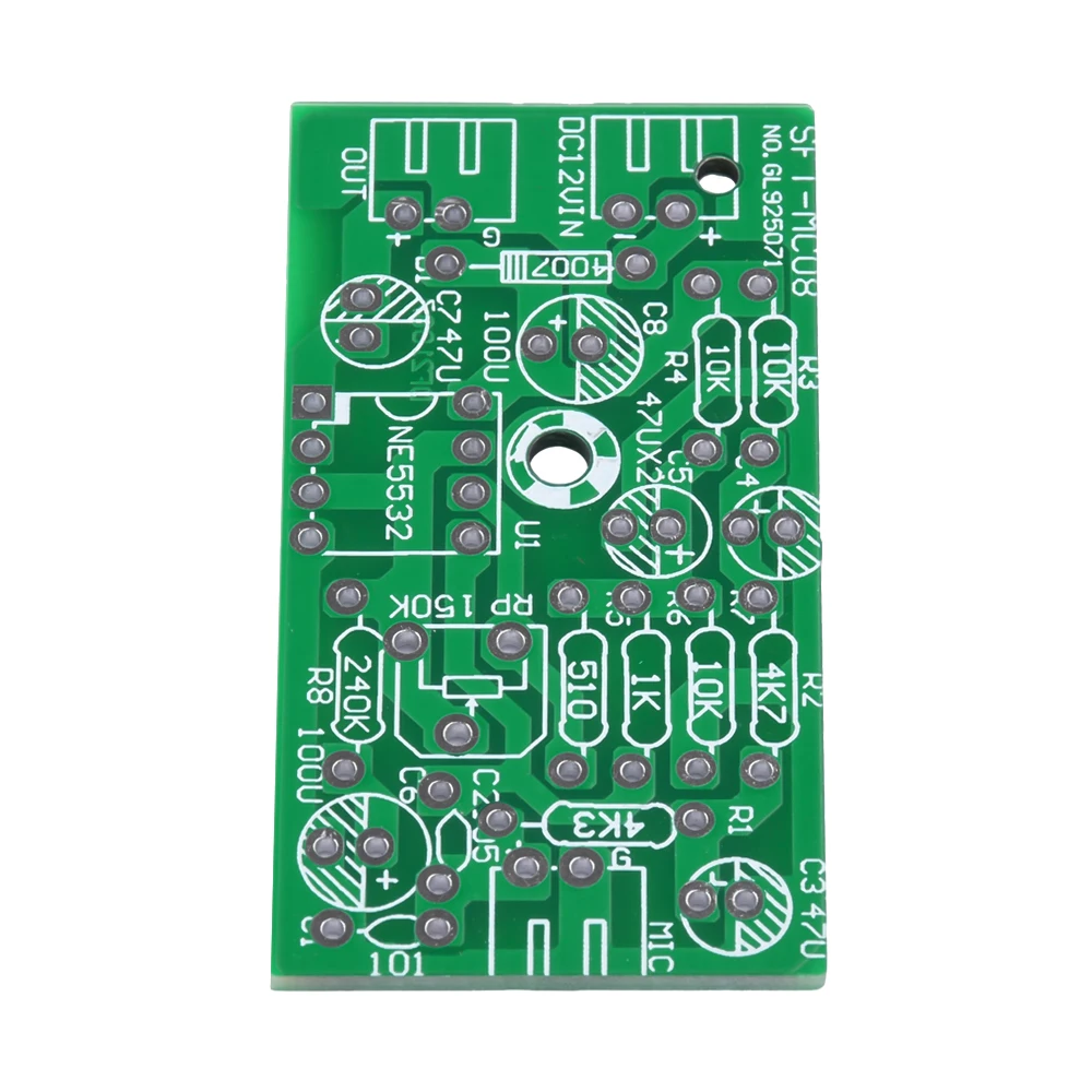 DC9-15V monitor Audio wzmacniacz mikrofonowy pokładzie mikrofon hi-fi Pickup moduł DIY kolektor redukcji szumów