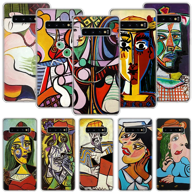 Picasso Abstract Art Painting Phone Case For Samsung Galaxy S24 S23 S22 S21 S20 Ultra S20 FE S10 Plus S9 S8 + Fundas Cover Coque