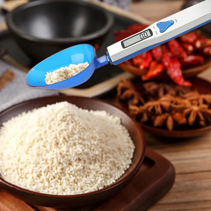 Bilancia per misurino LCD digitale a tre teste 0.1g-500g cucchiaio dosatore elettronico Mini utensile da cucina