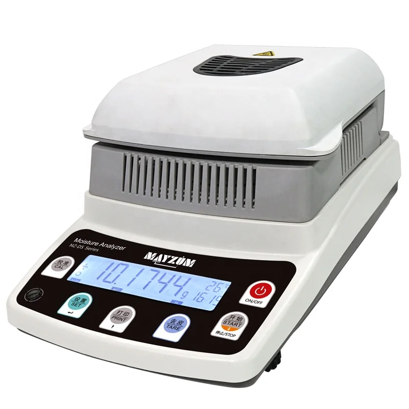 Halogen Lamp Heating Moisture Plastic Particle Moisture Meter
