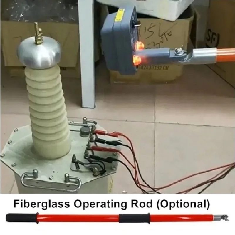 Imagem -02 - Fuzrr-non-contact Medidor de Inspeção Fio Vivo Detector de Tensão Ip65 Electroscópio ac 380v a 550kv Es9080 sem Contato Ip65