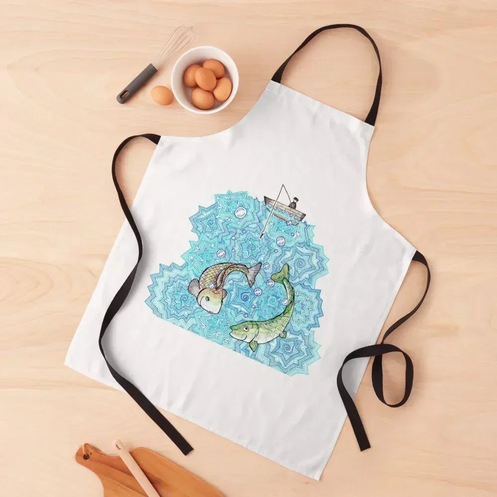 

Gone Fishing Apron barber men Things For Home And Kitchen Kitchens Men Home Supplies Apron