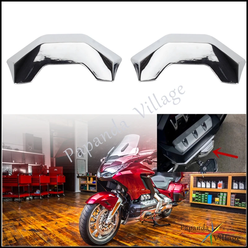 Motorcycle Engine Cover Decoration For Honda Gold Wing GL 1800 Tour DCT Airbag Plastic Chrome Anti-Fall Bar Decorative Accent