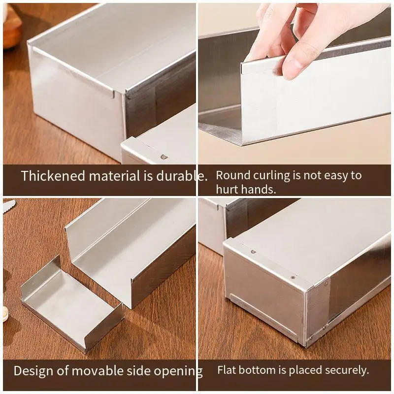 صينية كعكة تيراميسو مستطيلة، مناسبة لتيراميسو، تشيز كيك، قوالب خبز كعكة موس، الحرف اليدوية، أدوات المطبخ