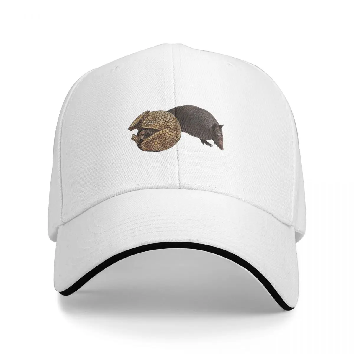 Armadillo Baseball Cap Icon Sun Cap Thermal Visor black Man Women's