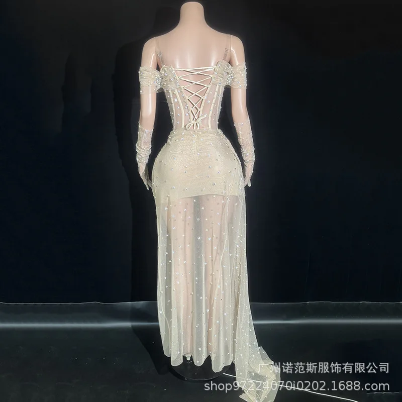 مثير هيكل السمكة الخصر مزاجه الحمالة ثنى فستان حفلة عيد ميلاد ضوء فستان فاخر الاجتماع السنوي مرحلة الأداء فساتين