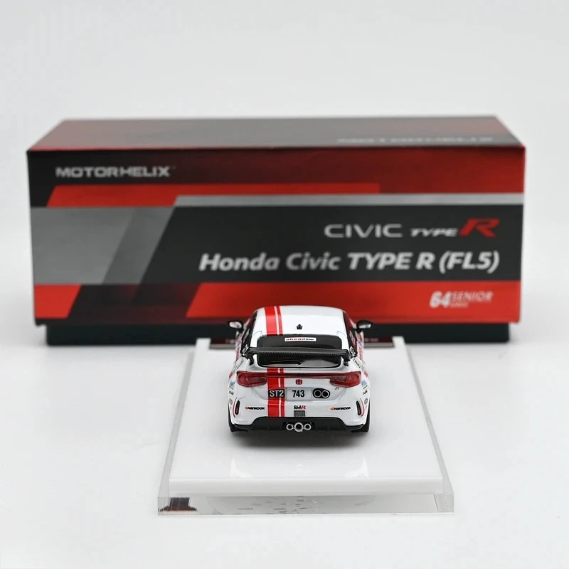 MH 1:64 Type R Civic FL5 Legering Motorvoertuig Diecast Modellen Auto Speelgoed Collectie Jongen Kerstcadeaus