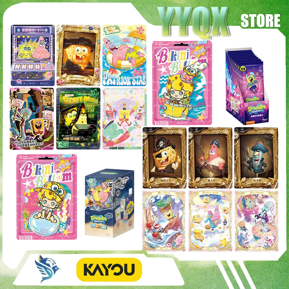 

KAYOU 2026 Новые фигурки Губки Боба и Патрика Стара ‌ Коллекционные карточки, периферийные устройства, мультяшные и аниме-фигурки, сюрпризы