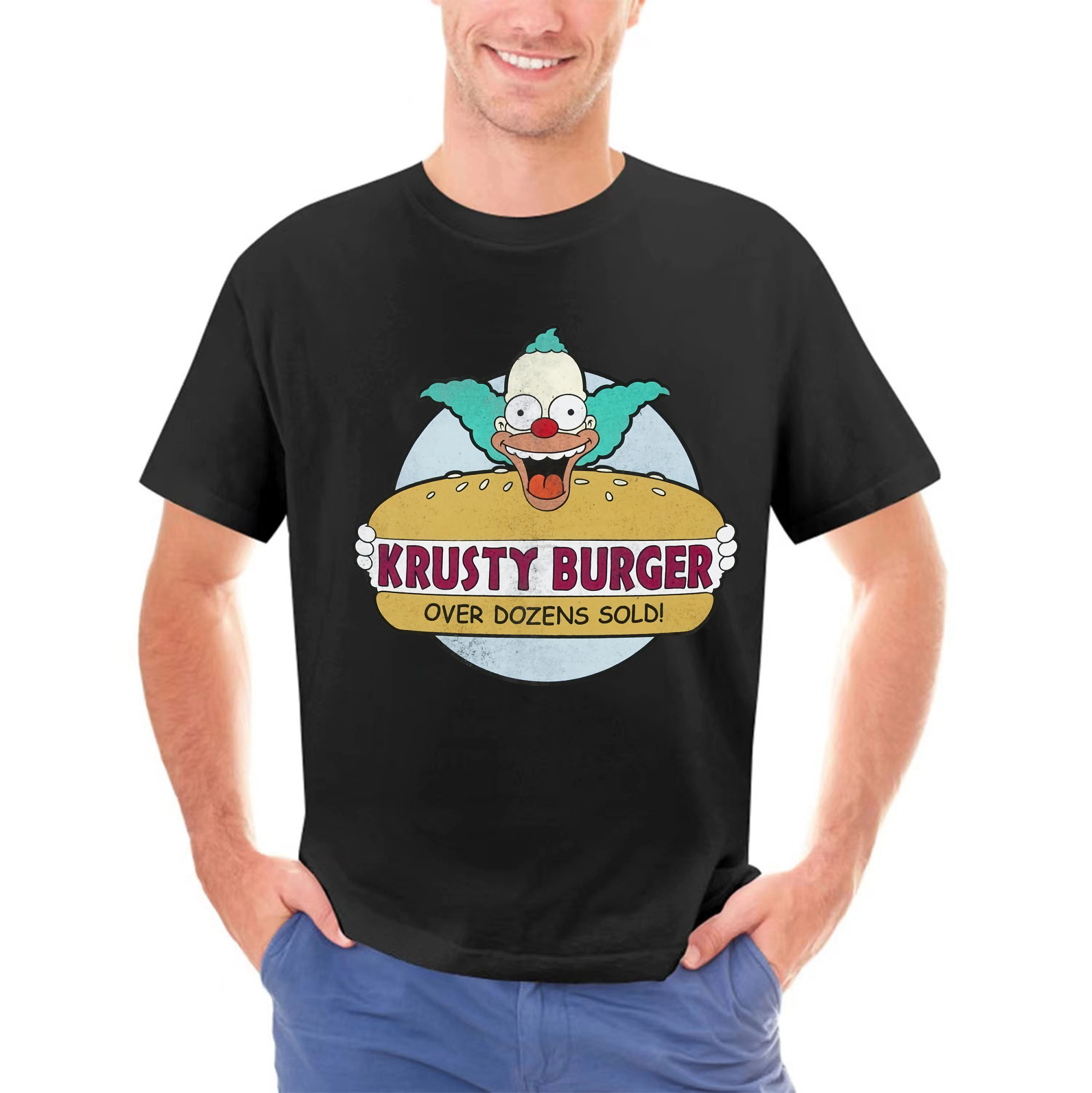 SHIRT KRUSTY THE CLOWN KRUSTY BURGER T-Shirt SMALLMEDIUMLARGEXL