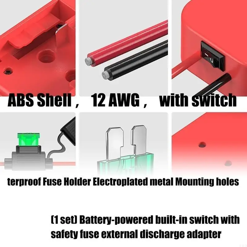 2025 وصلة إخراج طاقة جديدة قابلة للتعديل للمعدات التي تعمل بالبطارية مع مزيج الأمان #5