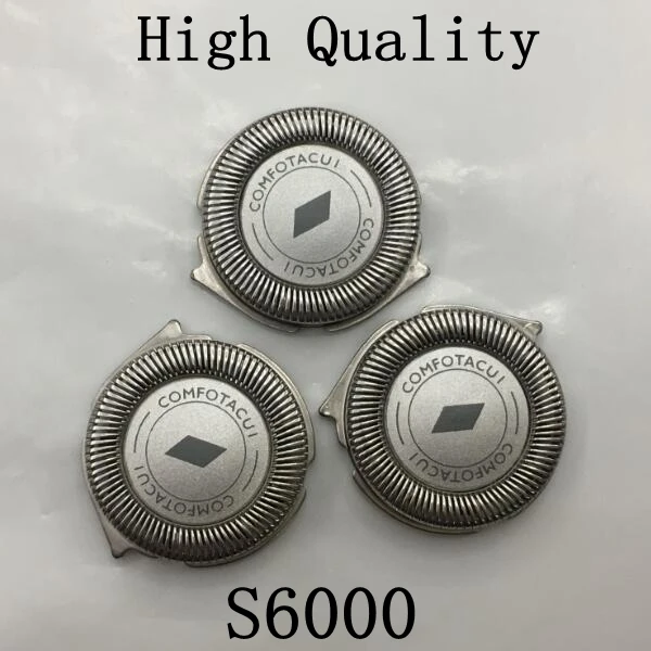 3Pcs S6000 Replacement head sh30 sh50 sh50/52 SH30/52 S1000  s3000 razor blade for philips shaver S5000 S6000 S6011 S6550 S6840