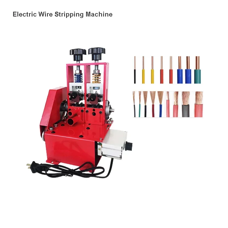 1.5-18mm Electric Wire Stripping Machine With Blade Cable Stripper for Removing Plastic & Rubber from Wire, Copper Recycle