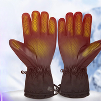 Electric Heated Gloves Rechargeable Skiing And Cycling Gloves Cold-Resistant Touchscreen Gloves Thick Winter Warming Gloves