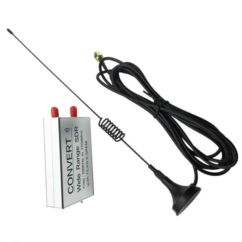 Usb Rtl Sdr Receiver 100Khz-1.7Ghz Full Band Uv Hf Rtl-Sdr Tuner Stick Support Up-Convert Winth Rtl2832u Txco 0.5Ppm Sma N300U