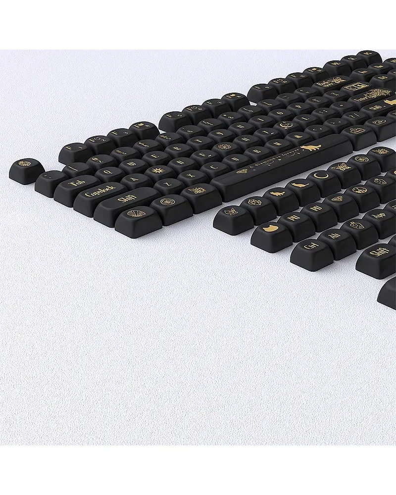135 Keys MOA Height PBT Keycaps End of Time Shackles Sublimation Mechanical Keyboard Full Set