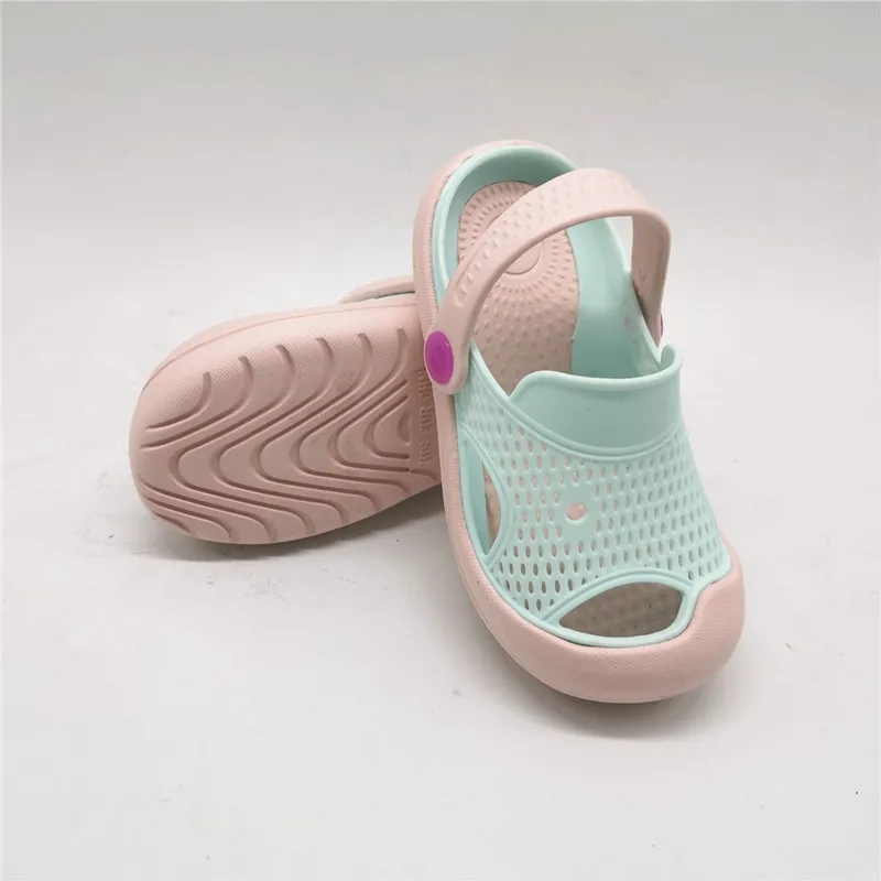 Mules sabots d'été pour filles, pantoufles de plage et de jardin pour enfants, chaussures à trous de diversification pour bébés, tailles EU 23, 24, 25, 26, 27, 28, 29