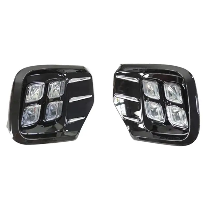 A21F-Car Daytime Running Light Front Bumper Fog Light Lamp LED DRL For KIA Bongo 2012 - 2019