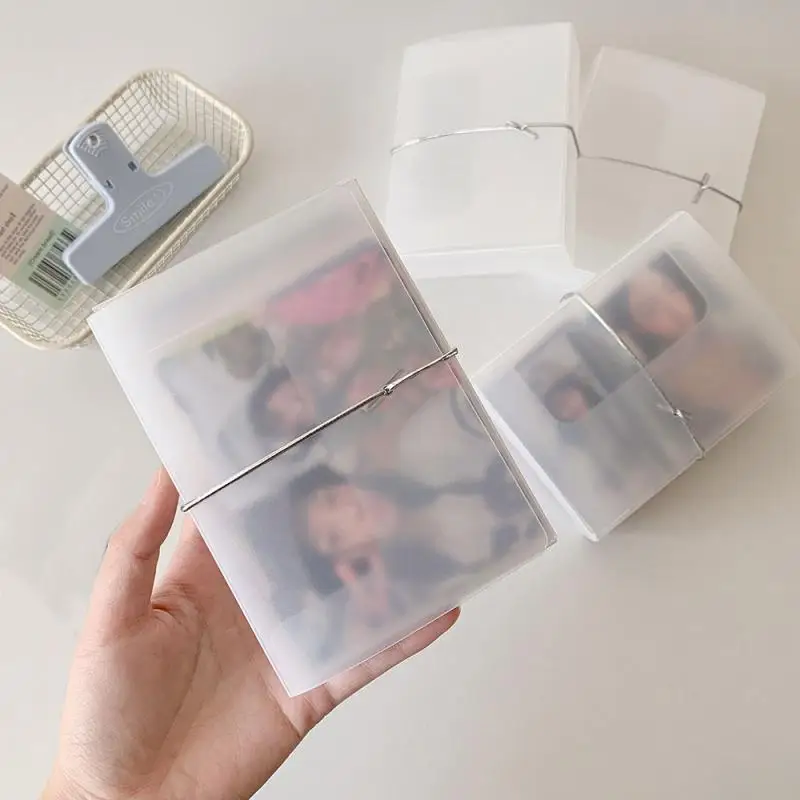 Матовый ящик для хранения фотокарточек с веревкой, держатель для дизайна ногтей, M5, органайзер для ноутбука, портативный альбом, маникюрный инструмент «сделай сам»