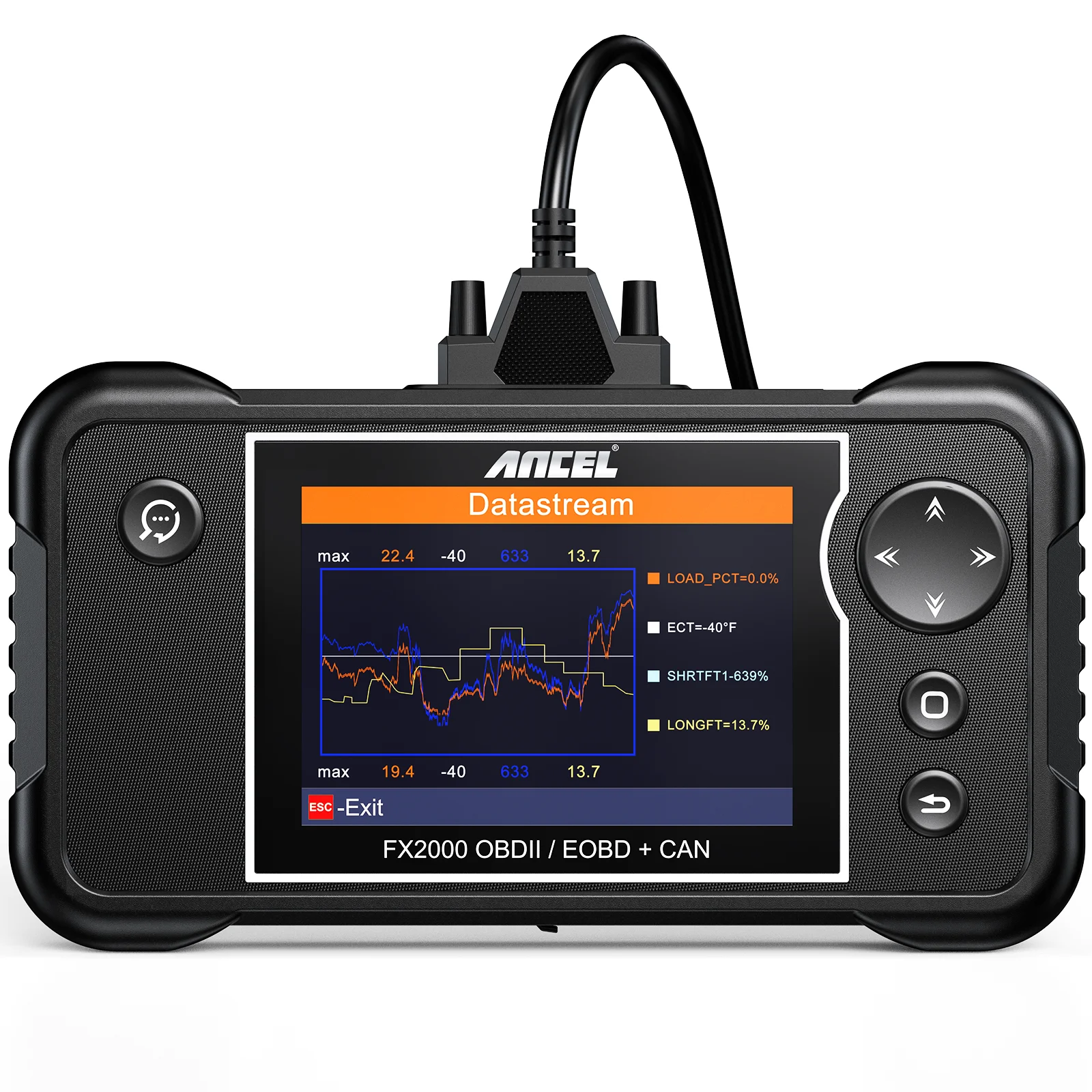 

OBD2 Scanner Diagnostic Tool ABS SRS Transmission Airbag Car Scanner Check Engine Car Code Reader Automotive Tool ANCEL FX2000