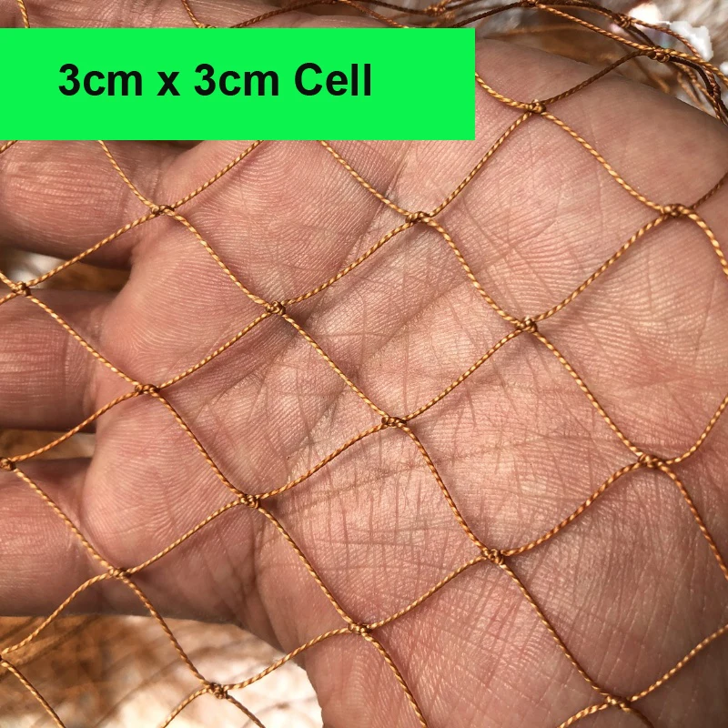 Heavy Duty Reifen Linie Anti Vogel Netting-Nylon Garten Net Kulturen Schutz Zaun Mesh, Katze Huhn Net Fischernetz Angelausrüstung – Detail 2