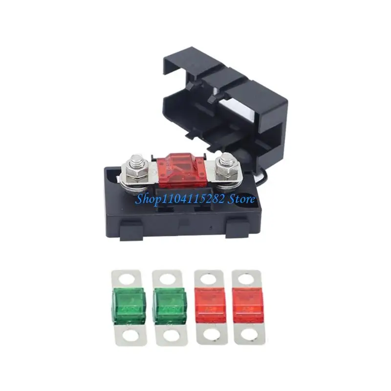 

Fuses Box Assembly with 30A 50A Fuses Automotive Motorcycle Overload