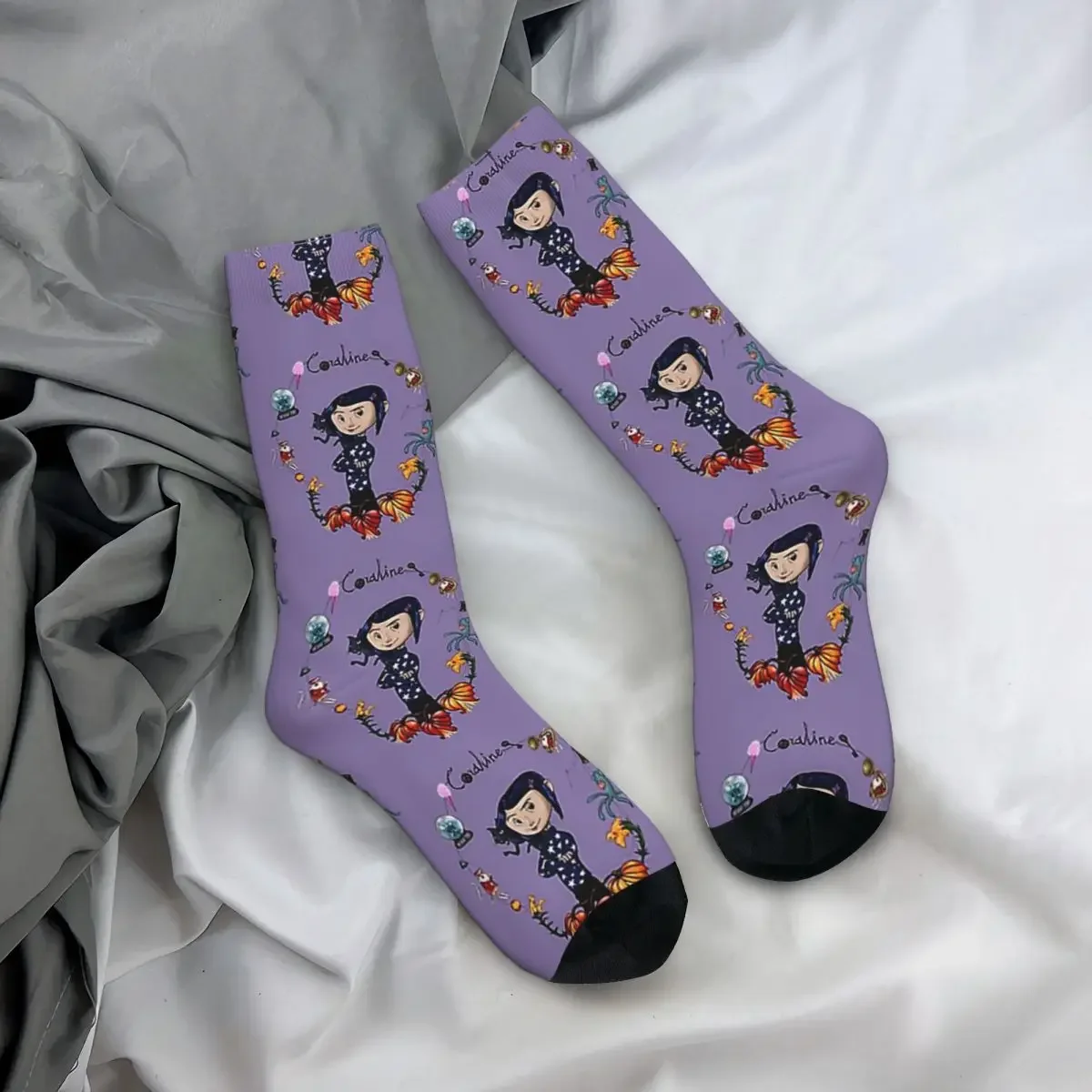 Soyez Carecomparator Ce que vous souhaitez... Chaussettes longues Harajuku toutes saisons, bas super doux, accessoires pour cadeaux unisexes