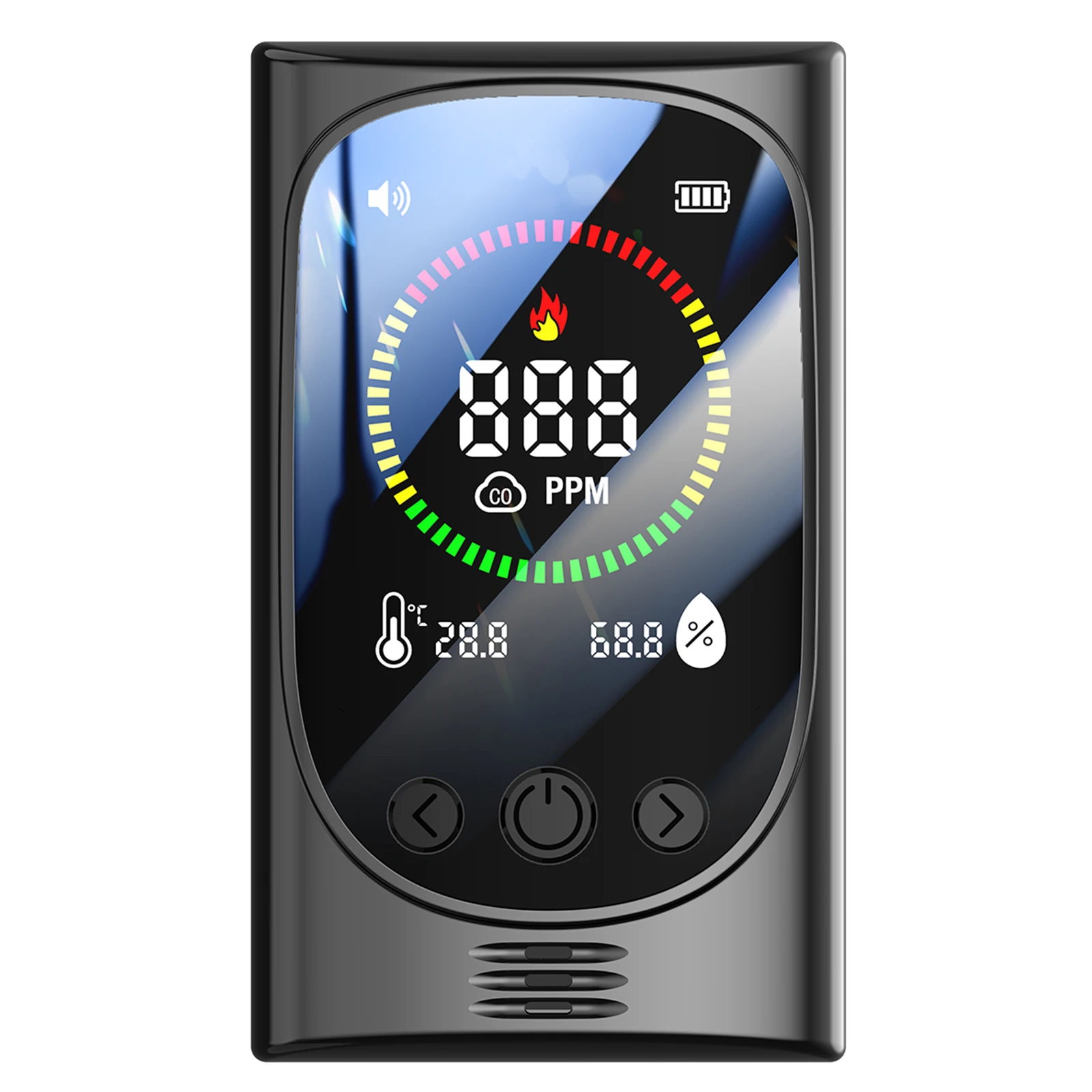 

4-in-1 CO Detector Plug in Wall CO Alarm Detector with Temperature & Humidity Display for Home Bedroom Kitchen RV