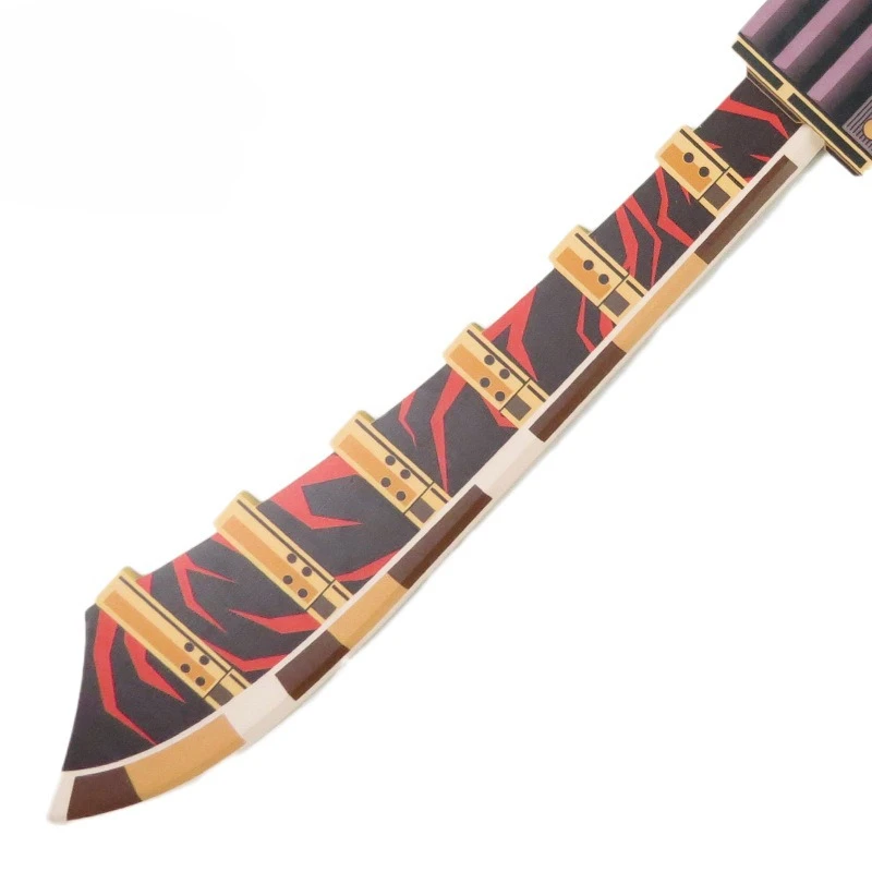 99cm/38.98인치 림버스 컴퍼니 대나무 카타나 스타 나이프 게임 주변기기 코스프레 소품 실습 야외 모델 전시 장식품 장난감