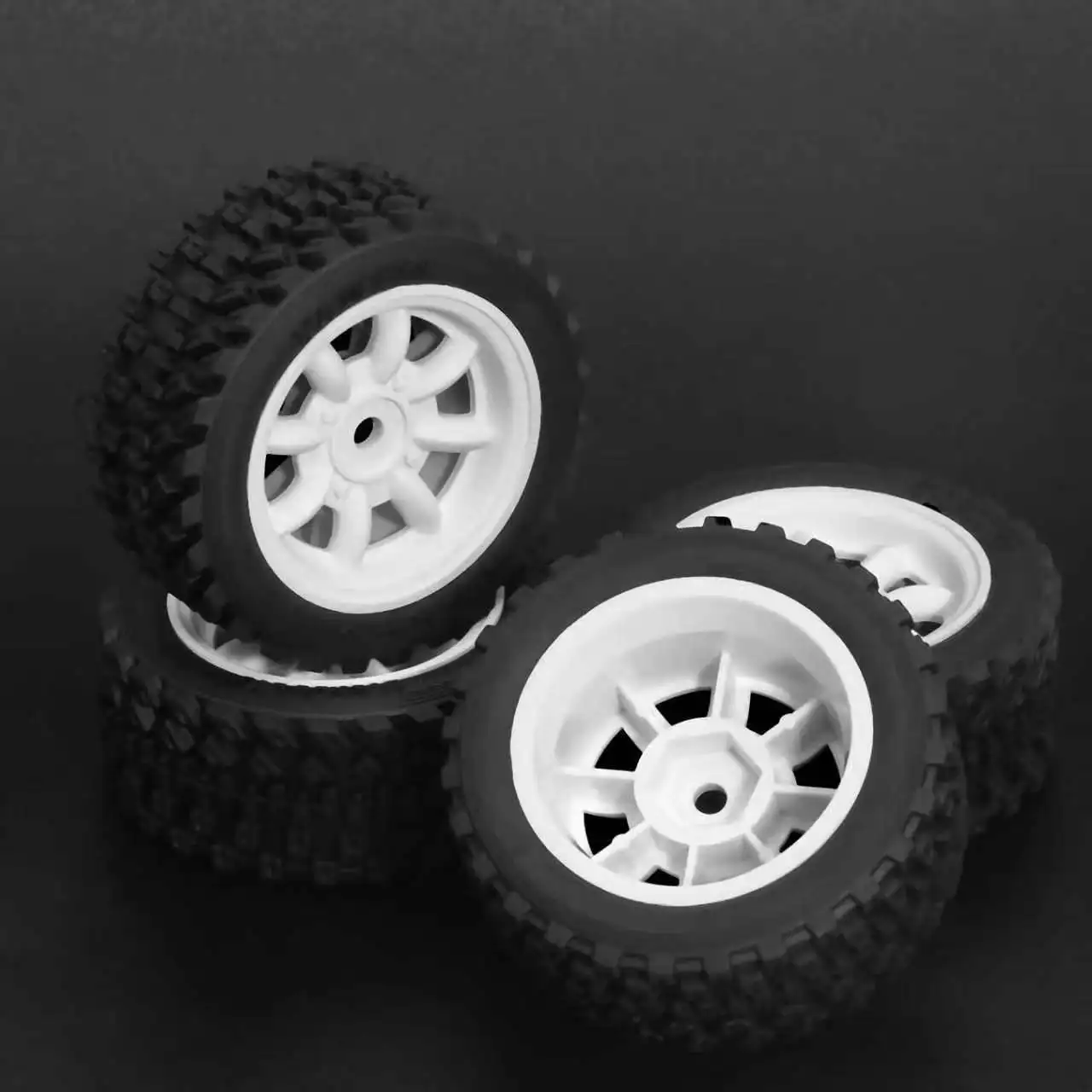 4 neumáticos de carretera de alta velocidad de 60 mm para MJX Hyper Go, neumáticos de goma suave con rueda para coche de turismo RC 1/14, piezas de mejora de bajo desgaste