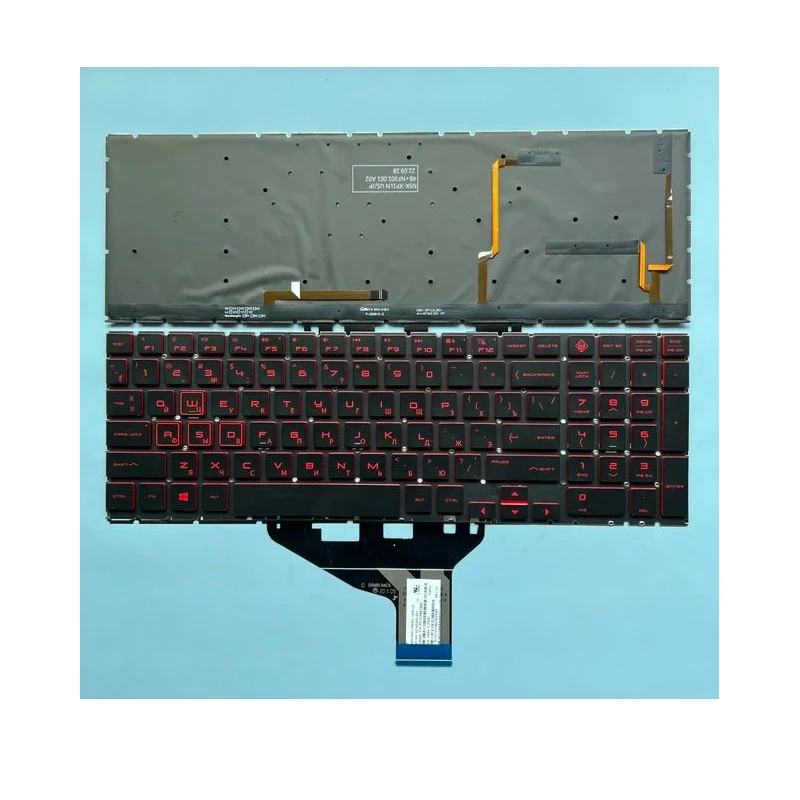 

XIN-Russian-US Backlight Laptop Keyboard For HP OMEN 15-DC 15-DH 15T-DC 15-DC0153TX 15-dc1001ur With Backlit