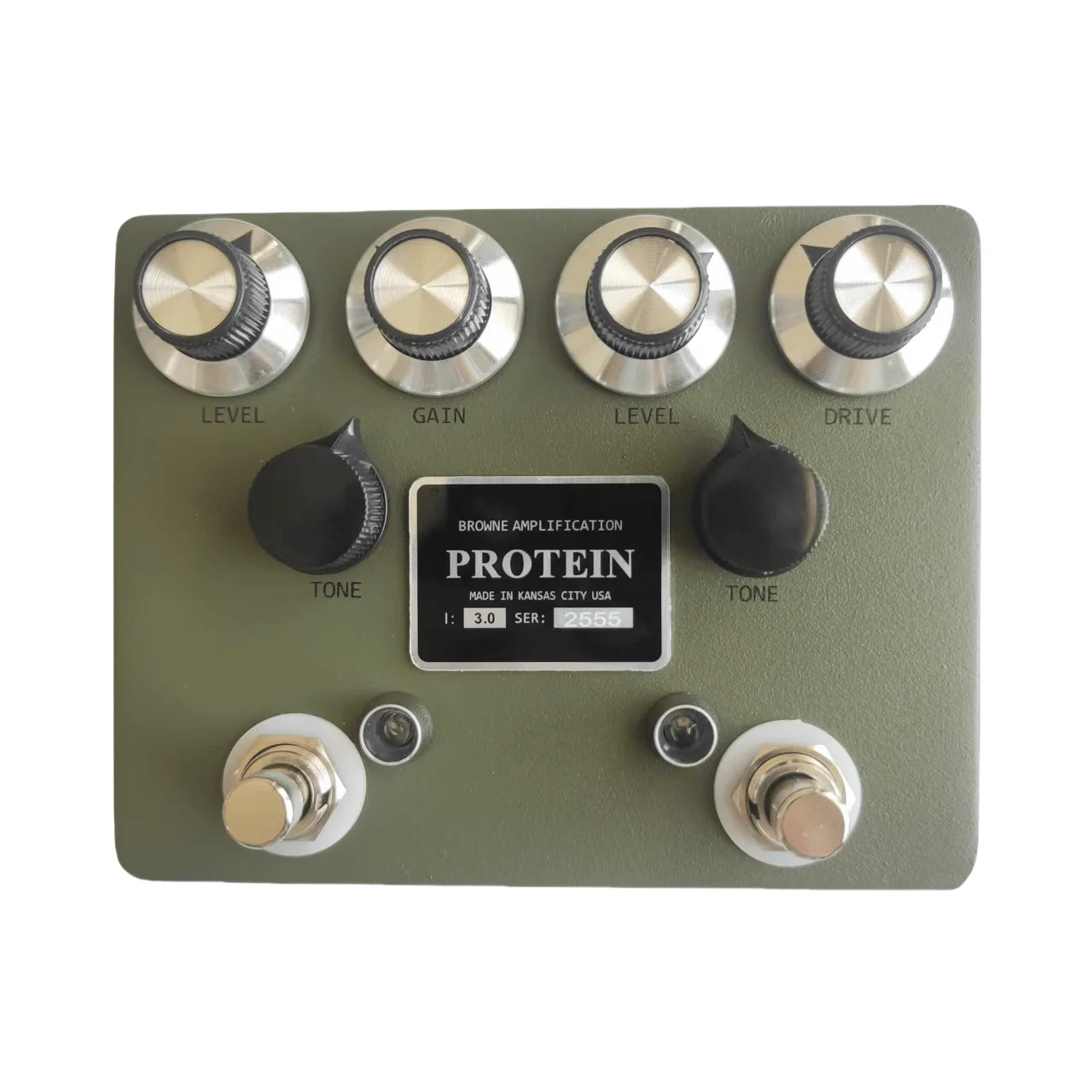 Pedal de guitarra BIG MAN BR0WNE PROTEIN Pedal de distorsión Overdrive de guitarra eléctrica, clon Original, XIAO