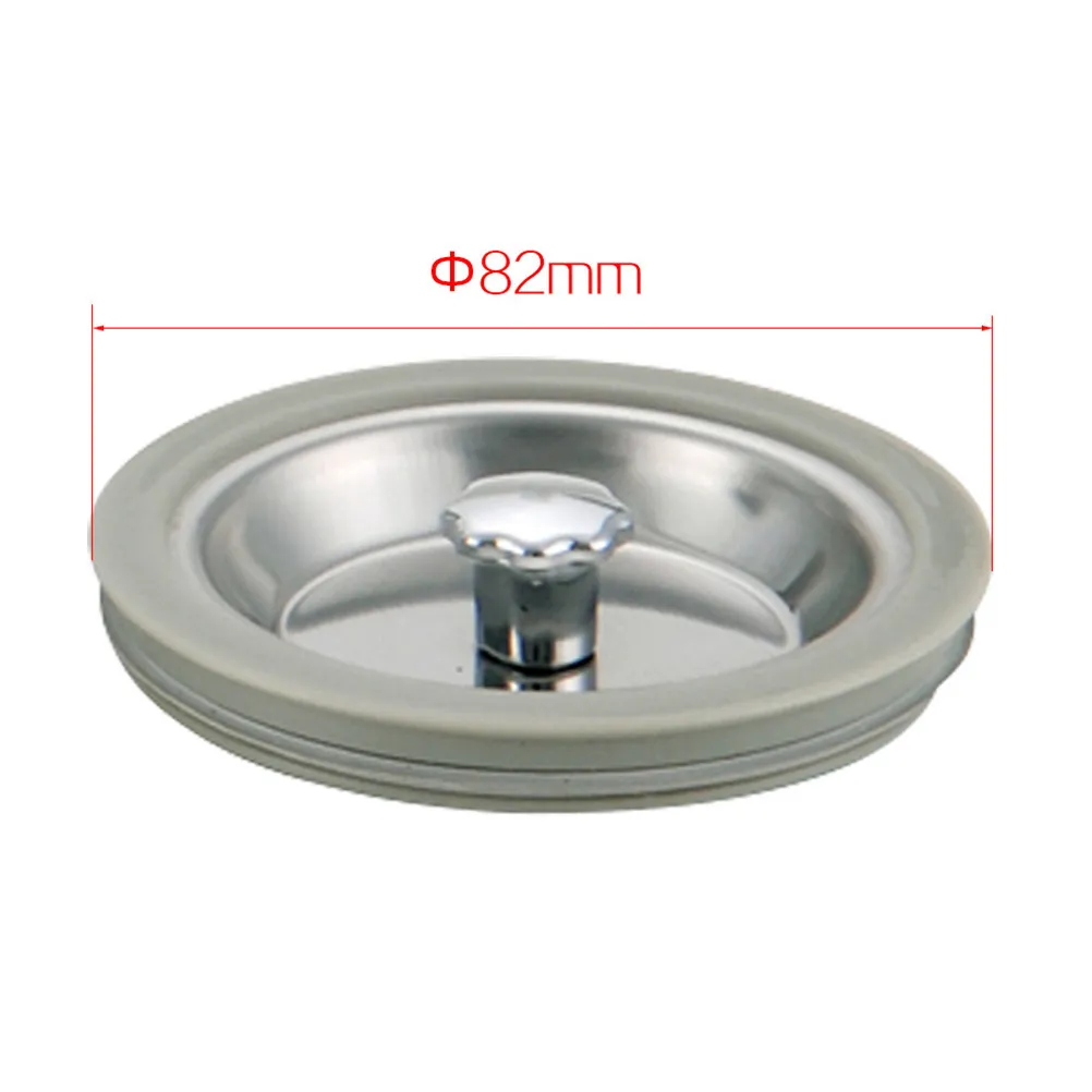 

Sink Cover Plug Stainless Steel High Quality Water Seal Stopper Kitchen Bathroom Laundry Sink Stopper 82Mm Metal Drain Plug