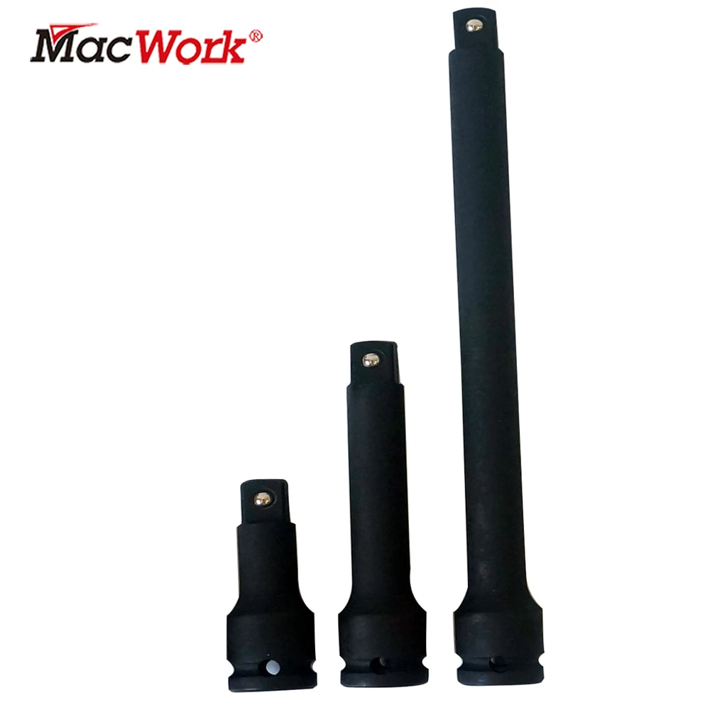 MacWorkTool 3Pcs 1/2-Inch Drive Impact Socket Extension Bar Set Cr-V Steel 3